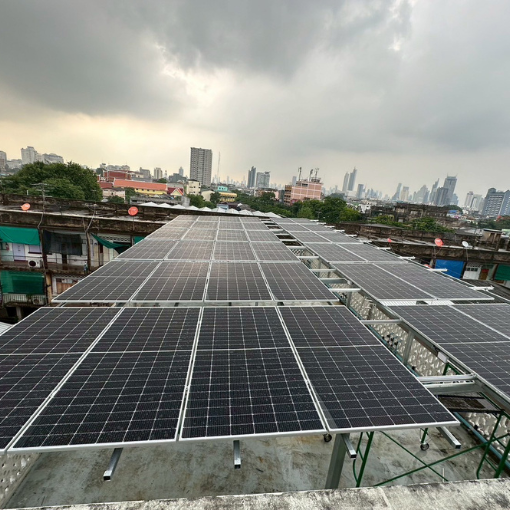 งานติดตั้งระบบโซล่าร์เซลล์ขนาด 20 kW On-grid,Installation Project for a 20 kW On-grid Solar Panel System,Apartment , Bangkok